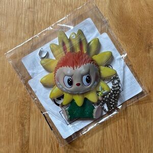 Labubu Sunflower Character Keychain